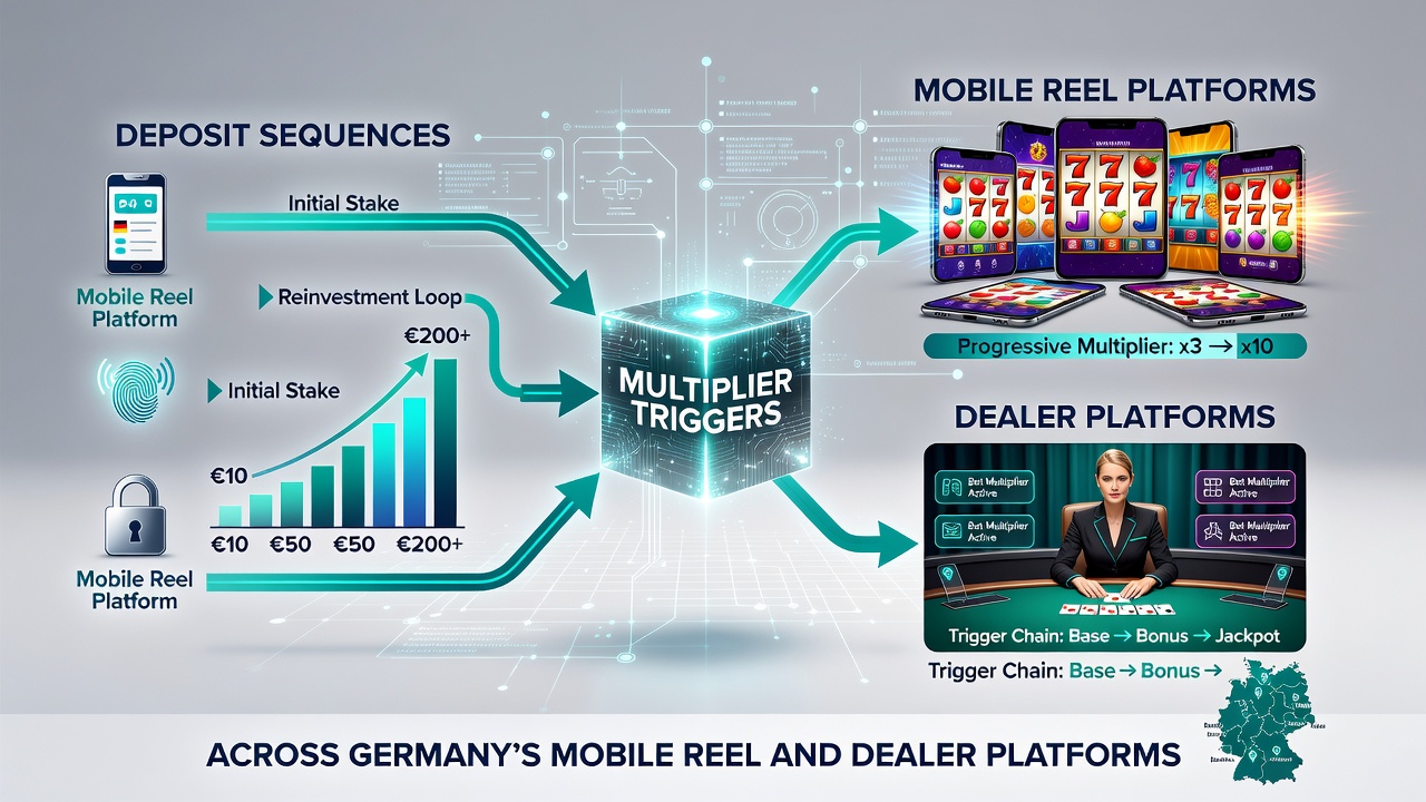 Analyse von Multiplikator-Triggern in mobilen deutschen Reel- und Dealer-Plattformen
