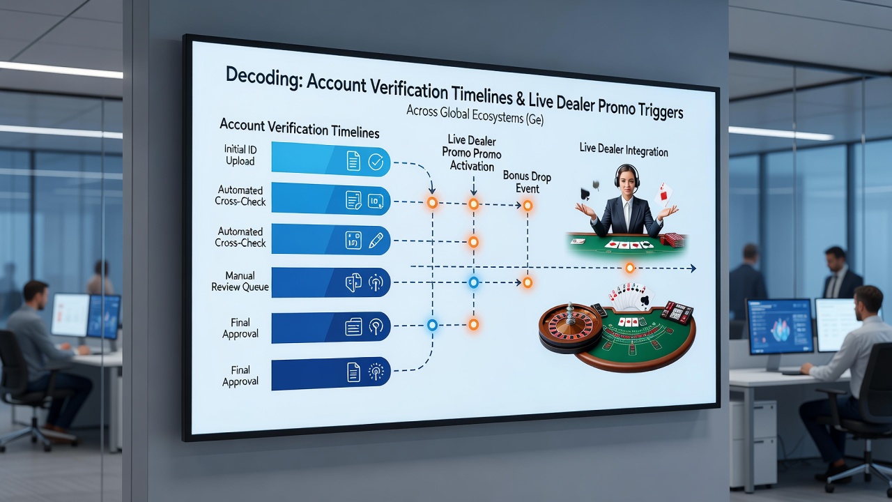 Illustration der Synchronisation von Verifizierungszeitplänen mit mobilen Live-Dealer-Promotions