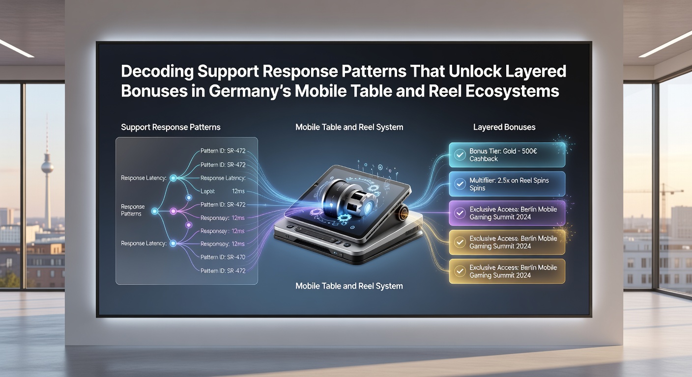 Darstellung von Support-Interaktionen in mobilen Tisch- und Walzenspielen