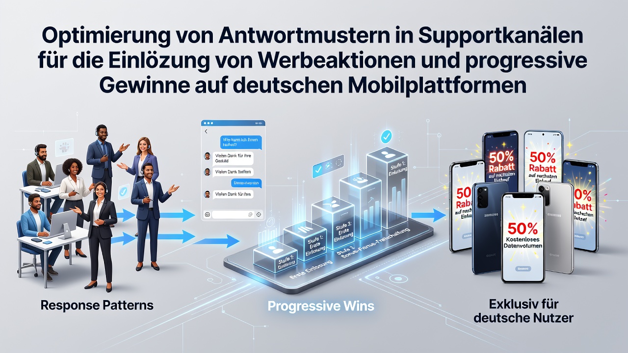 Darstellung von Support-Interaktionen und Promotion-Einlösungen auf deutschen Mobilplattformen
