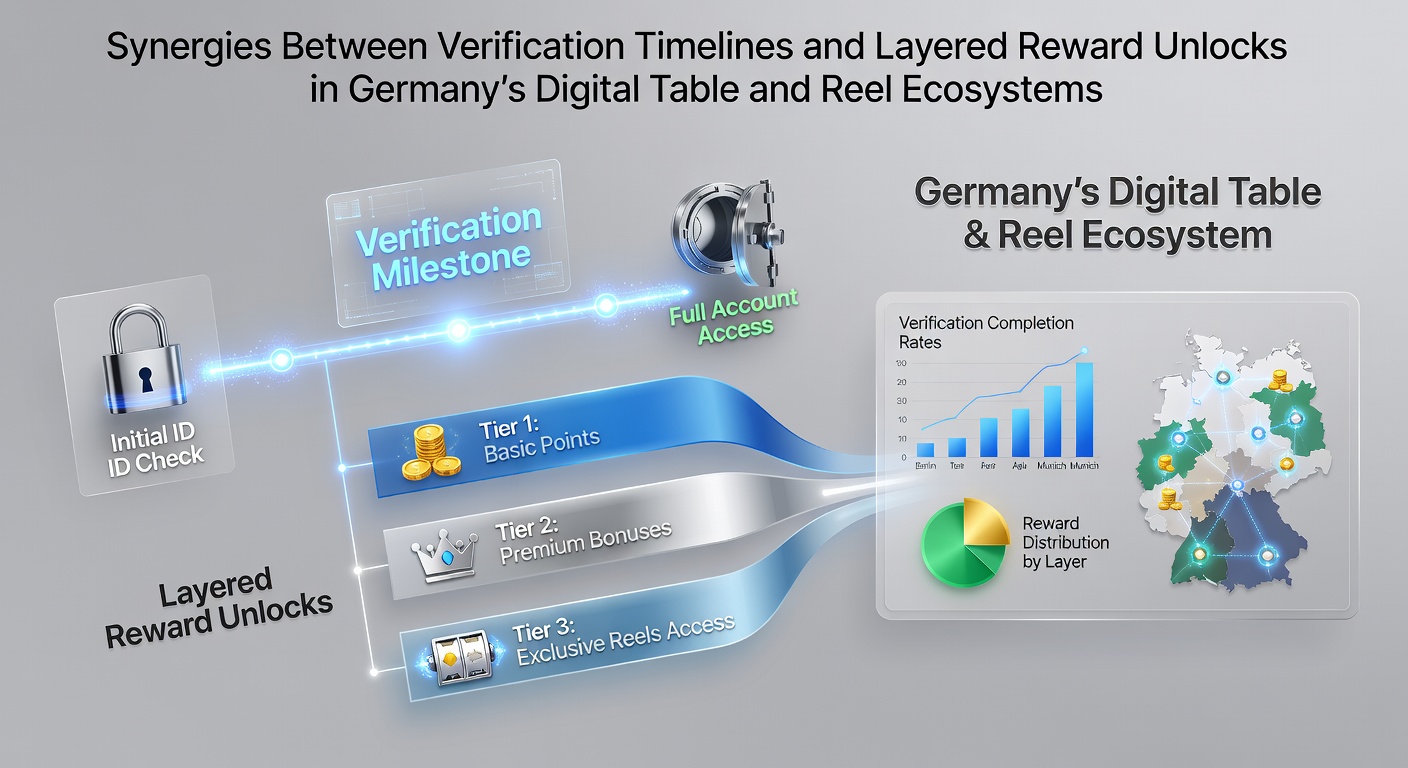 Darstellung der Verknüpfung zwischen Verifizierungsprozessen und Belohnungssystemen in deutschen Online-Glücksspielplattformen