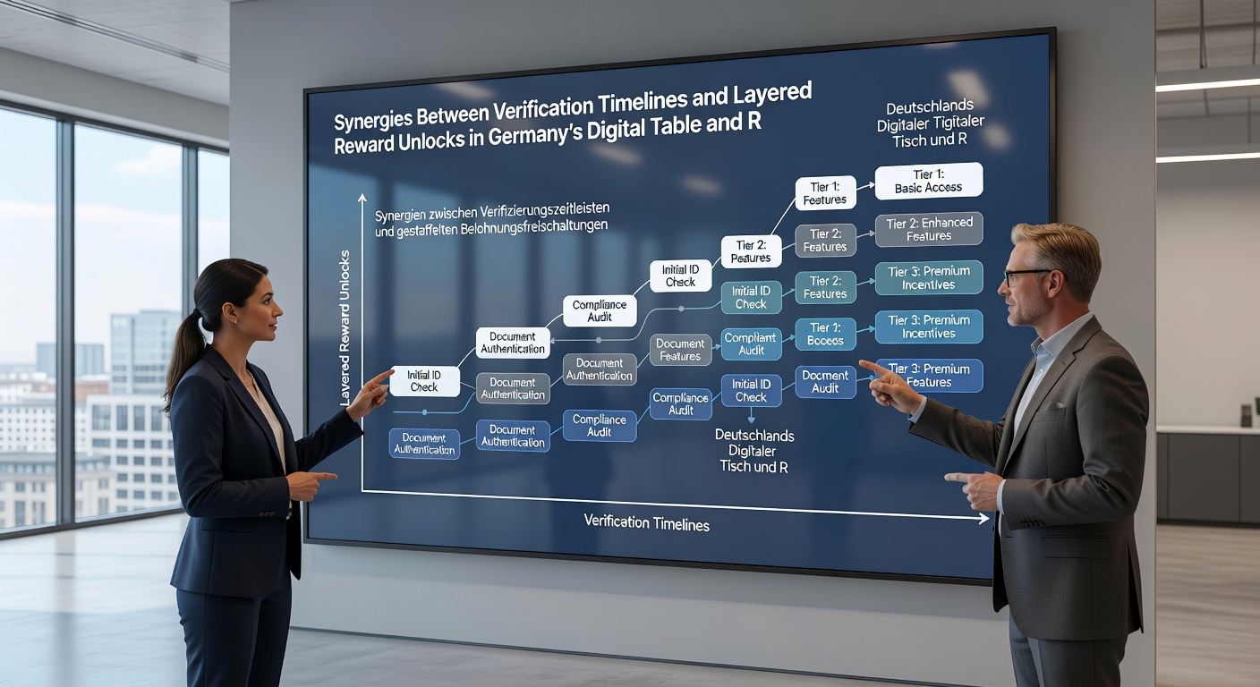 Visualisierung der Synergien von Verifizierungszeiten und gestaffelten Belohnungen in deutschen digitalen Ökosystemen für Tisch- und Slots