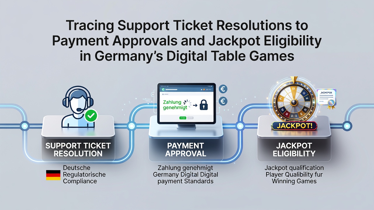 Support-Ticket-Verarbeitung in deutschen Online-Tischspielen mit Fokus auf Zahlungsabläufe und Jackpot-Berechtigungen